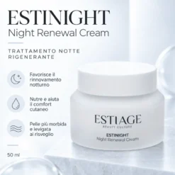 Estiage EstiNight Crema Notte AntiAge, 50ml