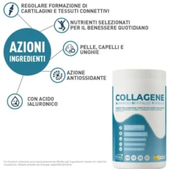EthicSport Collagene ARF Integratore con Zinco Magnesio Acido Ialuronico Vitamina B6 e C, 400g