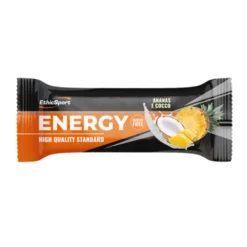 EthicSport Energy ananas e cocco - Barretta energetica per l'apporto di energia, 35 g