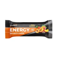 EthicSport Energy gusto pesca e albicocca - Barretta energetica per l'attività sportiva, 35 g