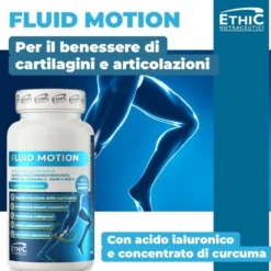 EthicSport Fluid Motion - Integratore per le cartilagini e i tessuti connettivi, 60 capsule