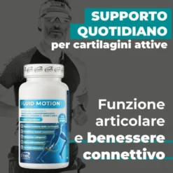 EthicSport Fluid Motion - Integratore per le cartilagini e i tessuti connettivi, 60 capsule