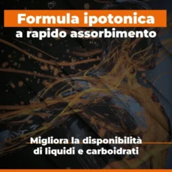 EthicSport Super Hydro Integratore Idrosalino Energetico Con Carboidrati e Vitamine B e C Gusto Tropical Fruit, 500g