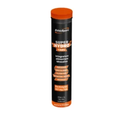 Ethicsport Superhydro Tabs - Integratore idrosalino per l'idratazione gusto arancia narurale, 20 compresse