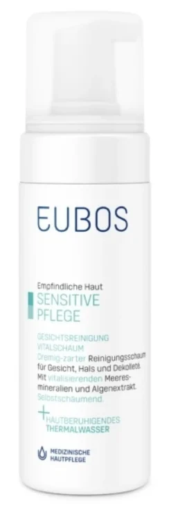 Eubos Sensitive - Mousse Detergente Viso Delicata, 150ml