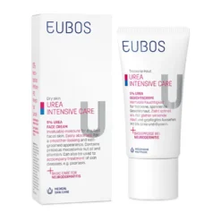Eubos Urea - Crema Viso per Pelle Secca 5%, 50ml