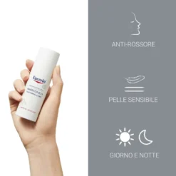 Eucerin Anti-Rose - Trattamento notte lenitivo per la pelle sensibile e arrossata, 50 ml