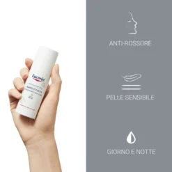 Eucerin Anti-Rose Trattamento Giorno SPF25 - Crema viso per lenire i rossori e la couperose, 50 ml