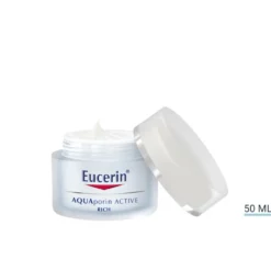 Eucerin Aquaporin Active - Crema idratante viso per la pelle secca e sensibile, 50 ml