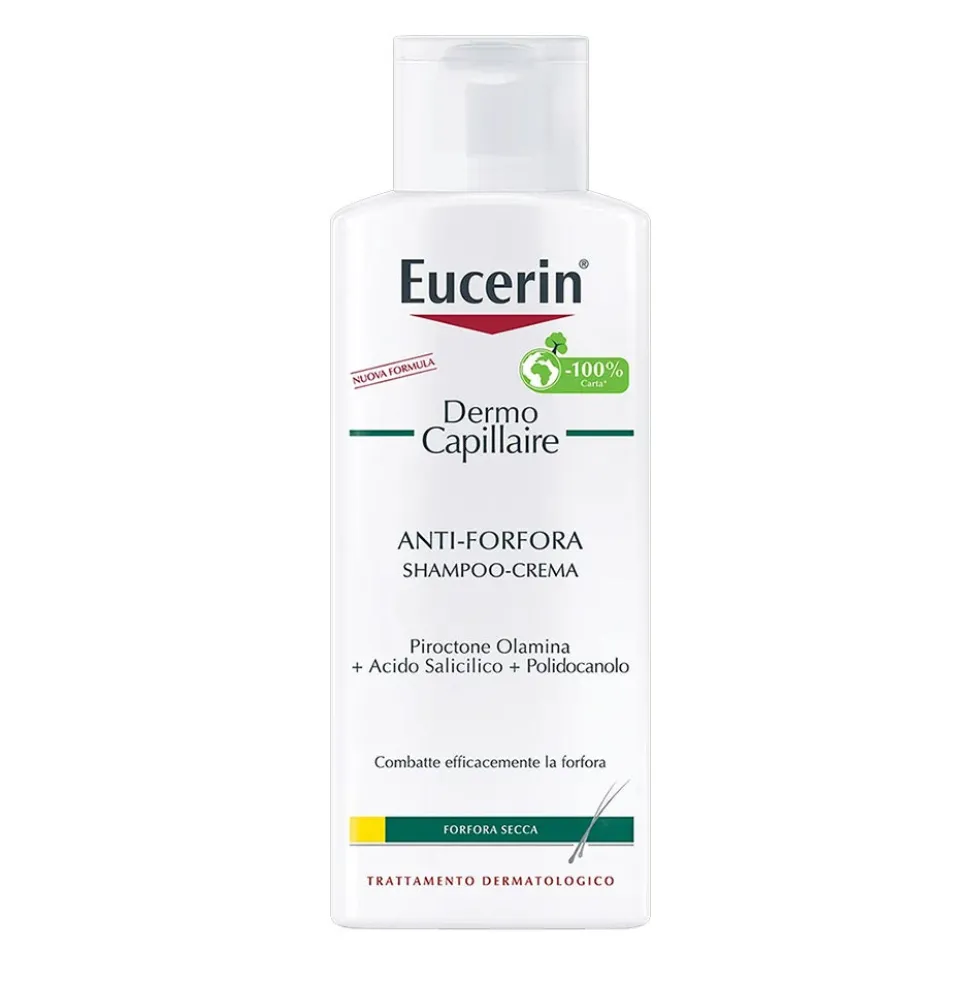 Eucerin DermoCapillaire - Shampoo Crema Antiforfora Secca, 250ml