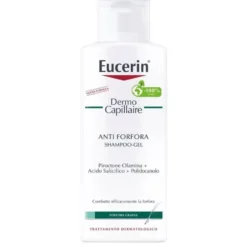 Eucerin DermoCapillaire Shampoo gel per la forfora grassa e la dermatite seborroica, 250 ml