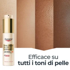 Eucerin Hyaluron-Filler +Elasticity SPF50 Fluido da giorno ultra leggero per le macchie, 50 ml