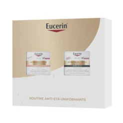 Eucerin Hyaluron-Filler + Elasticity - Cofanetto viso antirughe e antimacchie, 2 vasi da 50 ml
