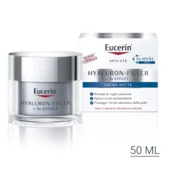 Eucerin Hyaluron Filler - +3x Effect Crema Notte Anti Età, 50ml