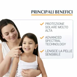 Eucerin Sun Protection Bambini SPF 50+ - Spray solare per la pelle sensibile e atopica, 200 ml