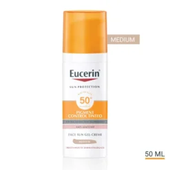 Eucerin Sun Protection - Pigment Control Tinted Medium Fluido Viso SPF50+, 50ml