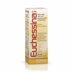 Euchessina C.M. - Gocce orali lassative per il trattamento della stitichezza occasionale, 20 ml
