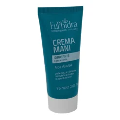 Euphidra Crema Mani Idratante Rigenerante - Crema per le mani secche con aloe vera, 75 ml