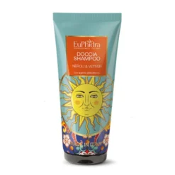 Euphidra Doccia shampoo neroli e vetiver corpo e capelli, 200 ml
