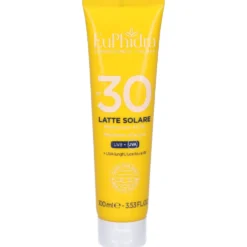 Euphidra Ka SPF30 Latte fotoprotettivo e antiossidante per pelle sensibile, 100 ml