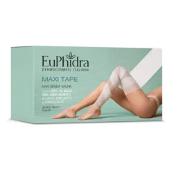 Euphidra Maxi Tape Benda Salina Drena e Tonifica, 1 Benda + 1 Pantalone Cartene