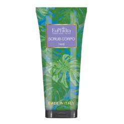 Euphidra Scrub corpo Tiaré - Gel esfoliante per la pulizia profonda della pelle, 200 ml