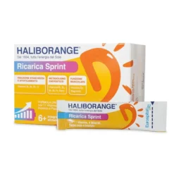 Eurospital Haliborange Ricarica Sprint - Integratore alimentare contro la stanchezza, 20 bustine