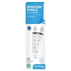 Eurospital Irrigatore Nasale con Punta in Morbido Silicone, 2 pezzi