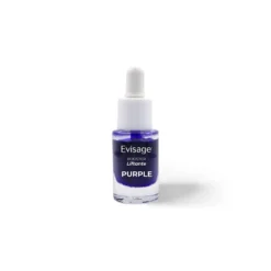Evisage Maschera Viso Viola - Kit maschera viso idratante e liftante, 100 ml, 5 ml e pennello