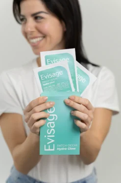Evisage Patch Occhi Hydra Glow Trattamento Contorno Occhi, 3 Bustine da 2 Patches