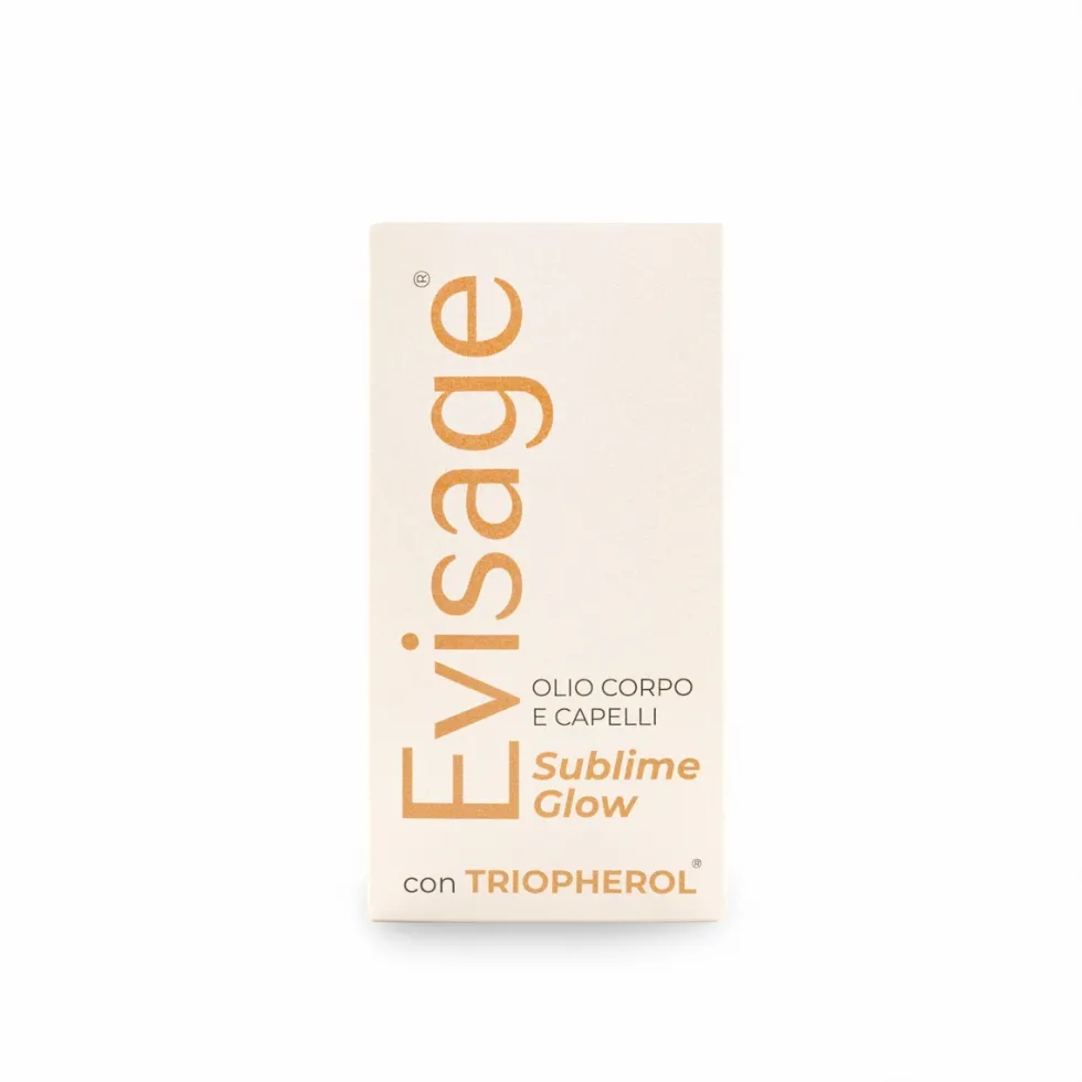 Evisage Sublime Glow Olio Corpo e Capelli Olio Secco con Triopherol, 50ml
