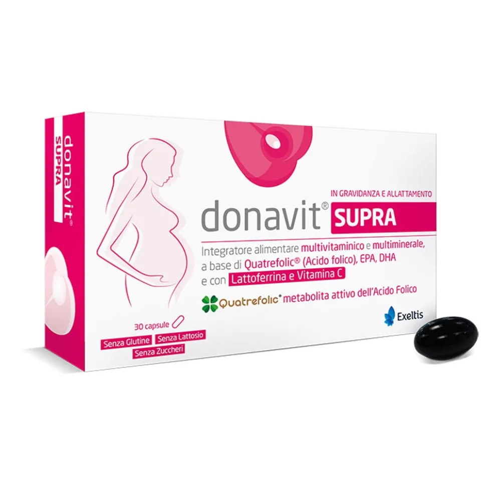 Exeltis Donavit Supra Integratore Gravidanza e Allattamento, 30 Capsule