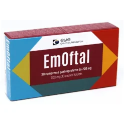 Eye Ophthalresearch EmOftal Integratore Vitamina E, 30 Compresse Gastroprotette