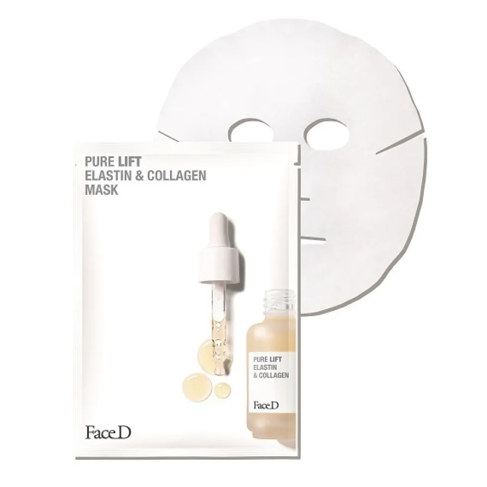 Face D Pure Lift Elastin & Collagen Mask Maschera Viso elasticizzante, 17ml