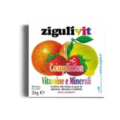 Falqui Zigulìvit Compilation - Integratore in caramelle Falqui per il fabbisogno vitaminico, 24 g