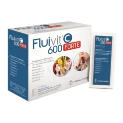 Farmac-Zabban Fluivit C 600 Forte - Integratore per difese immunitarie, 14 bustine
