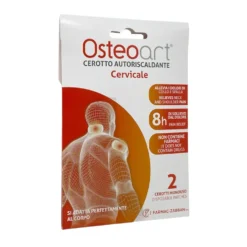 Farmac-Zabban Osteoart - Cerotto autoriscaldante per il sollievo dai dolori cervicali, 2 cerotti
