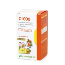 Farmaderbe C 1000 Integratore Alimentare, 60 Compresse
