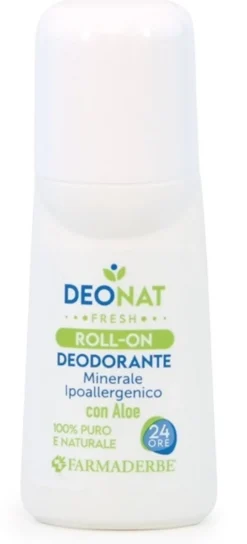 Farmaderbe Deonat Fresh Deodorante Roll On Senza Profumo, 65ml