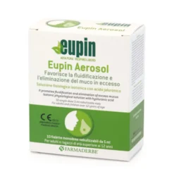 Farmaderbe Eupin Aerosol Soluzione Fisiologica Isotonica, 10 Fiale da 5ml