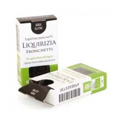 Farmaderbe Tronchetti di liquirizia pura - Caramelle lenitive per la gola e la digestione, 25 g