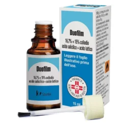Farmed Duofilm Collodio Soluzione cutanea esfoliante per le verruche e i calli, 15 ml