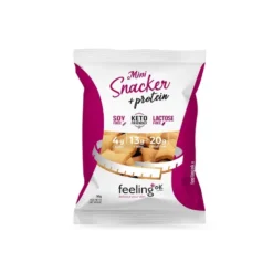 Feeling Ok Mini crackers proteici per la dieta chetogenica, 50 g