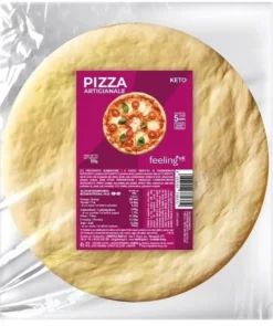 Feeling Ok Pizza Artigianale - Base per pizza proteica e a ridotto contenuto di carboidrati, 200 g