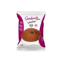 Feeling Ok Sandwich Cocoa Snack proteico al cacao a basso contenuto di zuccheri, 50 g
