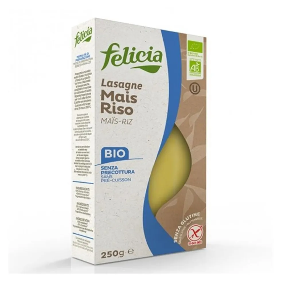 Felicia Lasagne Mais E Riso Pasta Biologica, 250g