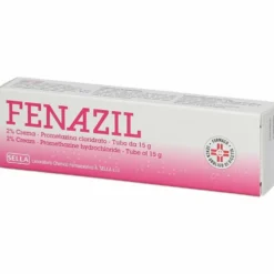 Fenazil 2% Crema Prometazina Cloridrato per Irritazioni Cutanee, 15g