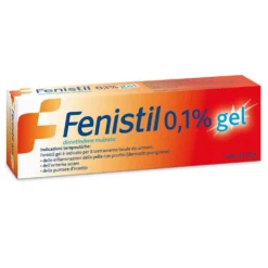Fenistil Gel 0,1% Infiammazione Pelle Eritema Solare Prurito Punture Insetto, 30g