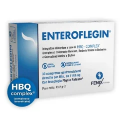 Fenix Pharma Enteroflegin Integratore Equilibrio Intestinale, 30 Compresse