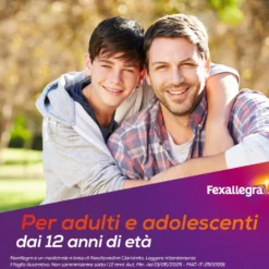 Fexallegra 120 mg - Antistaminico per la rinite allergica, 10 compresse